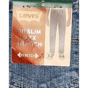 Levi's 511 Slim Flex Stretch Adjustable Waistband Boys Size 14regular W27 L29